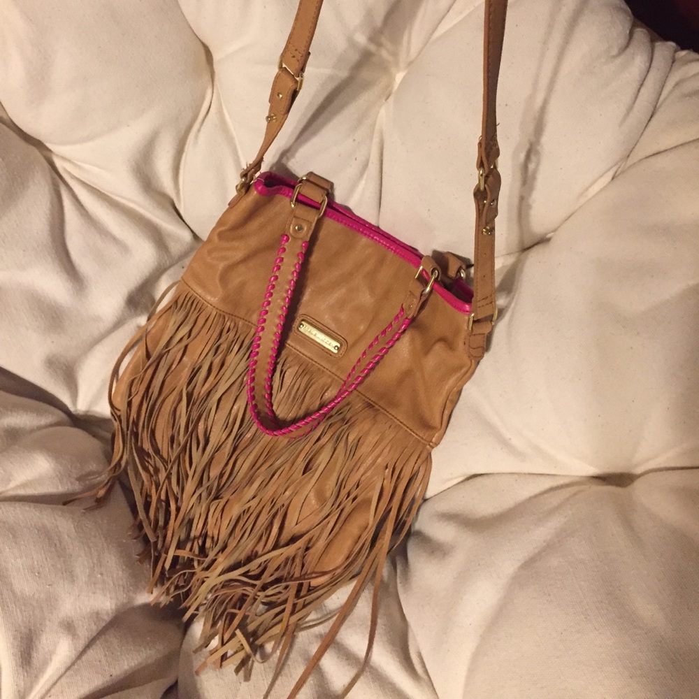 Large Steve Madden fringe purse